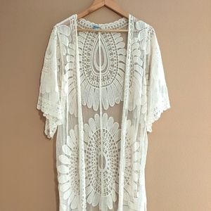 Lace Kimono Cardigan